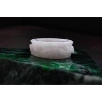ราคา แหวนหยกขาว แกะสลัก เบอร์ 57 58 Jadeite type A (44603056450)