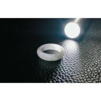 ราคา แหวนหยกน้ำแข็ง หยกขาว เบอร์ 54 55 Jadeite Type A (27344338926)