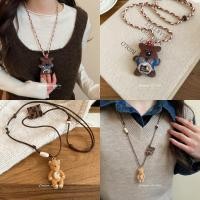ราคา เดรช ตุ๊กตาหมีจี้สร้อยคอตุ๊กตาหมีออกแบบถักเปีย สายหนังน่ารักตกแต่งผู้หญิงทุกวันอินเทรนด์แฟชั่นเครื่องประดับอุปกรณ์เสริม (46353289133)