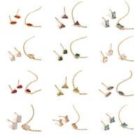 ราคา สร้อยข้อมือสแตนเลสชุบ18พันทองแท้เพทายสร้อยข้อมือต่างหูหินคลอดสุภาพสตรีเครื่องประดับ (53405608914)