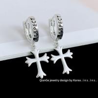 ราคา ต่างหู ต่างหูแบบห่วงไขว้ชุบทองแท้ทองแดง (50956975515)
