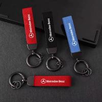 ราคา จัดแต่งทรงผมรถ Emblem Alloy พวงกุญแจรถจักรยานยนต์หนังนิ่มหนังพวงกุญแจสําหรับ Mercedes Benz W108 W124 W126 W140 W168 W169 W176 W177 W203 W205 W206 W213 W214 (52457633114)