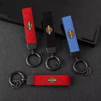 ราคา จัดแต่งทรงผมรถ Emblem Alloy พวงกุญแจรถจักรยานยนต์หนังนิ่มหนังพวงกุญแจสําหรับ Harley Davidson softai Sportster VRsC Touring X48 883 1200 Street Glide (40029490298)