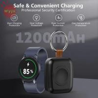 ราคา WJYS Wireless Charger ไร้สายชาร์จ LED Indicator Power Bank Universal Magnetic Fast CHARGING สําหรับ Galaxy Watch Charger สําหรับ Galaxy Watch 6 7 8 (57208300037)