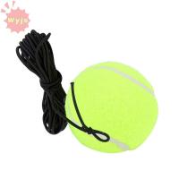 ราคา WYJS ลูกบอลฝึกซ้อมเทนนิส เชือกปรับได้ Elastic String Rebound Ball เทนนิสสีเหลือง Tether Ball ฝึกเทนนิส Ball เริ่มต้นการฝึกอบรม (56706600816)