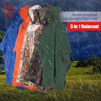 ราคา WYJS กระเป๋าเป้สะพายหลัง Rain Cover Camping เต็นท์ Mat อุปกรณ์เสริมกลางแจ้ง Rainning Coat Hood (55557382404)