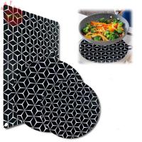ราคา WYJS Induction Cooktop Protector Reusable ความร้อนทน Induction Cooktop Mats อุปกรณ์ครัวทําความสะอาดง่าย Nonslip ซิลิโคน Induction Hob ฝาครอบเตาเหนี่ยวนํา (55758289935)