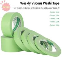 ราคา WJYS 15M Masking Tape ในร่มกลางแจ้งกาวไม่มีร่องรอย Latex Paint Separation (53358486430)