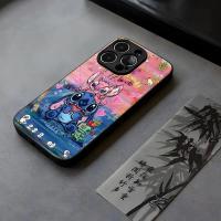 ราคา BK 1 Stitchอะนิเมะเคสโทรศัพท์กระจกนิรภัยสําหรับiPhone 14 17 15 13 12 11 Pro XS Max Plus Mini X XR 8 7 6s SE2020 Coque (27277119461)