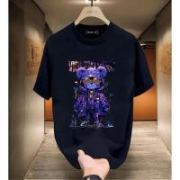 ราคา Top basicสไตล์สตรีท เสื้อวินเทจ VIOLENTBEAR พิมพ์ลาย สไตล์อเมริกันวินเทจ ผ้าCOTTONใส่สบาย เสื้อ ยืดOVERSIZE COD (28621425831)