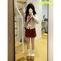 ราคา Top basic กระโปรงสั้น เอวสูง ทรงเอ ลายสก๊อต สีแดง สไตล์เรโทร แฟชั่นฤดูใบไม้ร่วง และฤดูหนาว สําหรับผู้หญิงNK25111 (57552217560)