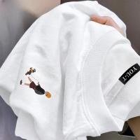 ราคา Top basic เสื้อยืดoversizeไซส์ใหญ่ พิมพ์ลาย BOY DOG ผ้าฝ้าย แนวสตรีท ไม่ต้องรีดผ้า สวมใส่สบาย unisex COD (56300012846)
