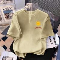 ราคา Top basic เสื้อแฟชั่น Sun เสื้อยืด cotton เสื้อยืดแขนสั้นผู้ชายOVERSIZEเสื้อแฟชั่นuหญิง ชาย COD (56202633384)