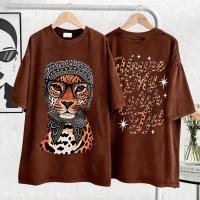 ราคา Top basic เสื้อวินเทจ สตรีทแฟชั่น oversize เสื้อยืดฟอก ผ้าฝ้าย ผ้านิ่ม ลาย YOURE Tiger คอกลม ผู้ชาย COD (55207448674)