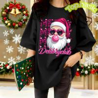 ราคา Top basic เสื้อ Christmas ผ้าCOTTON แขนสั้น พิมพ์ลาย Merry Christmas07 แฟชั่น แนวสตรีทหญิง ชาย 3XL COD (55152026045)