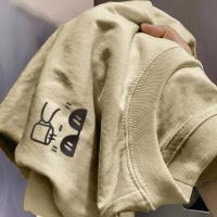 ราคา Top basic เสื้อน่ารักoversize ผ้าCotton เสื้อแฟชั่น Sunglasses เสื้อสีดํา OVERSIZE เกาหลีสไตล์ เสื้อแฟชั่น COD (53551104847)