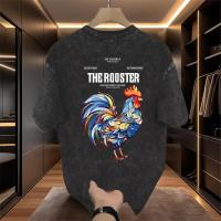 ราคา Top basic เสื้อยืดฟอก เสื้อยืดแขนสั้น ลาย เสื้อ THE ROOSTER ผ้านิ่ม OVERSIZE แฟชั่น ผ้าฝ้าย 100 สไตล์เกาหลี (51552825002)