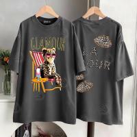 ราคา Top basic เสื้อยืดฟอก สตรีทแฟชั่น สีพื้น GLAMOUR ผ้าฝ้ายใส่สบาย สไตล์เกาหลี เสื้อยืด มินิมอล เสื้อยืดชาย COD (49255673765)