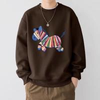 ราคา Top basic เสื้อฮู้ด เสื้อแขนยาว หลวม2026โชคดีมีสุข Rainbow Horse พิมพ์ลายOVERSIZE เสื้อผ้าหนา M 4XL COD (49253696438)