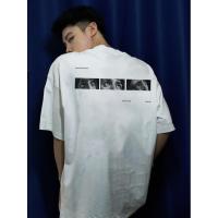 ราคา Top basic เสื้อเท่ๆ oversize ผ้าCottonเสื้อแฟชั่น Eyes เสื้อยืดชาย สบายและนุ่ม คอกลม แขนสั้น ฤดูร้อน COD (47101542253)