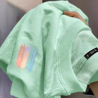ราคา Top basic เสื้อน่ารัก เกาหลีสไตล์ TUYA เสื้อยืด cotton เสื้อยืดแขนสั้นผู้ชายOVERSIZEเสื้อแฟชั่นuหญิง ชาย COD (46202292817)