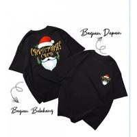 ราคา Top basic เสื้อแดงChristmasเสื้อยืด oversize ผ้าฝ้าย แนวสตรีท ไม่ต้องรีดผ้า สวมใส่สบาย Merry Christmas (44702951606)