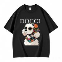 ราคา Top basic เสื้อสาวอวบพิมพ์ลาย DOCCI DOG เสื้อถูกๆ OVERSIZE เสื้อเชิ้ต ผู้ชายS 3XL (40912774564)