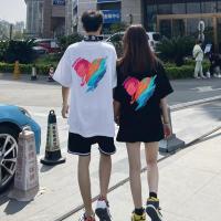 ราคา Top basic เชิ้ตขาว เสื่อแฟชั่น T shirt LOVE พิมพ์ลาย ผ้าฝ้ายนม โคตรนุ่ม OVERSIZE เสื้อคอกลม เสื้อรักแฟน (40200875524)
