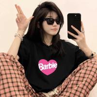 ราคา Top เสื้อยืดoversize ผู้ชาย ผู้หญิง ลาย BARBIE เนื้อผ้า เกรดพรีเมียม ใส่สบาย ไม่ยืดไม่ย้วย (29750286629)