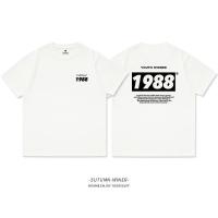 ราคา Top basicวินเทจ1980 1989อายุ พิมพ์ลาย เสื้อวินเทจ YEAR สตรีทแฟชั่น OVERSIZE วินเทจ ใส่สบาย ผ้าไหมนม เสื้อผ (27322151591)