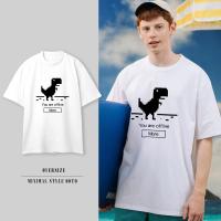 ราคา TOP Top You are offline เสื้อยืด เสื้อยืดชาย over size เเขนสั้น คอกลม สกรีนลาย คอตตอน ส่งจากไทย S 4XL (26852429242)