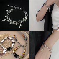 ราคา Top basic สร้อยข้อมือสีเงิน แบบเรียบง่าย catสร้อยข้อมือเชือกถัก แฟชั่น สไตล์เกาหลี เข้ากับทุกการแต่งกาย สําหรับคู่รัก (26643245017)