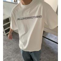ราคา TOP สไตล์สตรีท เสื้อยืดคอกลม ALLINORNOTHING ผ้าผ้าไหมนม ไม่ต้องรีด unisex จัดส่งจากประเทศไทย (26318493010)