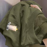 ราคา Top basic เสื้อน่ารัก เกาหลีสไตล์ลาย lz ผ้าCOTTON100 ใส่สบายไม่ต้องรีดOVERSIZE เกาหลีสไตล์เสื้อเท่ๆ COD (52050247663)