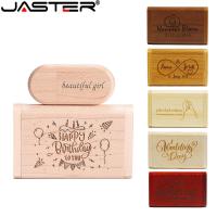 ราคา Jaster ของขวัญวันเกิด USB แฟลชไดรฟ์ 32GB โลโก้ที่กําหนดเองฟรี USB 2 0 Memory Stick 8GB Happy Graduation ปากกาไดรฟ์ 16GB ของขวัญสร้างสรรค์ U Disk 128GB ไม้พร้อมกล่อง Pendrive 4GB (25973479241)