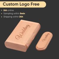 ราคา 1PCS ฟรีโลโก้ USB 2 0 แฟลชไดรฟ์ 4B 8GB ไม้กล่องไดรฟ์ปากกา 16GB 32G 128GB ของขวัญแต่งงาน Pendrive สตูดิโอถ่ายภาพ Memory Stick 64GB เลเซอร์แกะสลัก U Disk (44858822645)