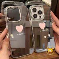 ราคา Love Heart MirrorสําหรับVivo V50 Lite V50E V21 V21E IQOO Z10X Z9 Turbo Y300T Y300i Y200 GT Y39 Y04 Y29S Y19E S30 Pro Mini T4Xปลอกเคสโทรศัพท์ปีใหม่ (40005001565)