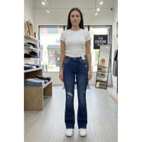 ราคา กางเกงยีนส์ เอวกลาง ทรงขาม้า เนื้อผ้ายืดได้เยอะ (45758035795)