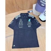 ราคา เสื้อโปโลแขนสั้นสีดำ เนื้อผ้าcotton ชายหญิงใส่ได้ (45808334380)