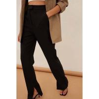 ราคา Zara กางเกงขายาวสีดำ ทรงขาม้า เอวสูง (29777470061)