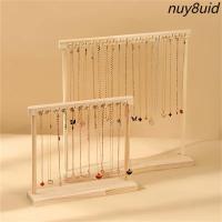 ราคา เครื่องประดับออแกไนเซอร์ยืนแสดงสร้อยคอไม้แขวนเคาน์เตอร์แร็คสําหรับโซ่ต่างหูสร้อยข้อมือตู้โชว์ชั้นเก็บ (26781280969)