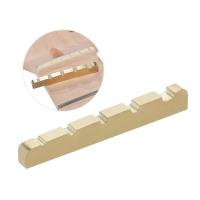 ราคา Gameda Fast Ship Pre slotted Brass String Nut สําหรับ 5 สายเบสไฟฟ้ากีตาร์ทดแทนชิ้นส่วน 45 3 5 6 5 มม (53055714470)