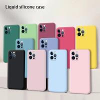 ราคา หรูหราซิลิโคนเหลวเคสโทรศัพท์สําหรับiPhone 13 Mini Pro Max Soft TPUเคสซิลิโคนสําหรับiPhone 13Mini 13ProMax 13Pro 13PMโทรศัพท์กลับเคสกันกระแทก (55758261556)