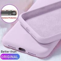 ราคา เคสซิลิโคนเหลวสําหรับ iPhone 12ProMax 12Pro 12Mini กันกระแทก Soft TPU Cover เคสโทรศัพท์สําหรับ Apple iPhone 12 Pro Max Mini กรณีโทรศัพท์ฝาหลังอุปกรณ์เสริม (54057927817)