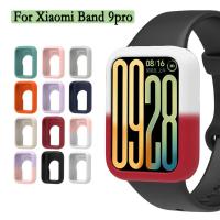 ราคา นาฬิกานุ่มสําหรับ Xiaomi band9pro band9 Pro ซิลิโคนกันน้ําป้องกันสมาร์ทนาฬิกาสําหรับ Xiaomi band 9 Pro Hollow กันชน Shell อุปกรณ์เสริม (53357986705)