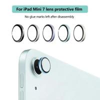 ราคา สําหรับ iPad mini7 mini6 Air11 Air13 9D อลูมิเนียมกล้องเลนส์ Protector แหวนฝาครอบฟิล์มสําหรับ iPad Air mini 7 6 10 13 11 4 5 กลับเลนส์กระจกนิรภัย Protector (47007947732)