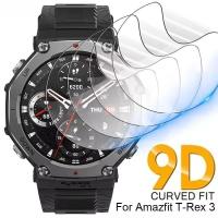 ราคา 3PCS Ultra Thin Smart Watch Hydrogel ฟิล์มสําหรับ Amazfit T Rex3 T Rex3Pro T Rex2 Oil Proof Soft ฟิล์มสําหรับ Amazfit T Rex 3 2 Pro Ultra HD Clear Screen Protector (44657859430)