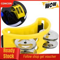 ราคา concon Foot Tambourine with Double Row สำหรับ Cajon Box Drum Companion Accessory สีแดง อุปกรณ์การเล่น (52003466863)