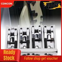 ราคา Concon Concon Eujgoov Bass Bridge 4 String FIXED Bridges การเปลี่ยนระยะห่างของพื้นที่ Silver (50200256680)