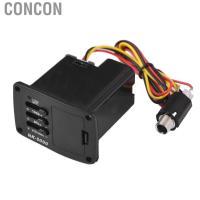ราคา Concon เสียงกีตาร์กีตาร์เสียงแหลมเสียงแหลมและการควบคุมระดับเสียง EQ Equalizer Preamp Piezo Pickup Tuner แอมพลิฟายเออร์พร้อมสายที่ใช้งานอยู่ 6 35 มม ปลั๊ก (44367721043)